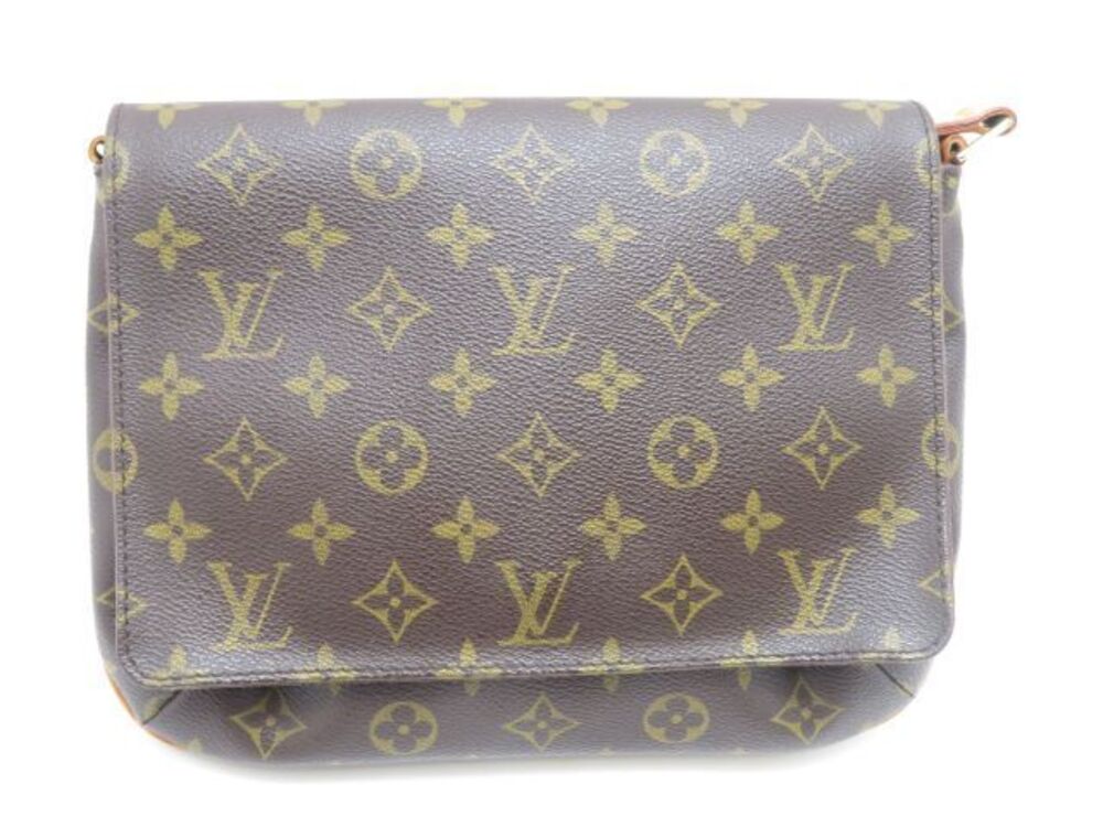 LOUIS VUITTON Musette Tango Short Monogram Bag Shoulder Canvas Brown